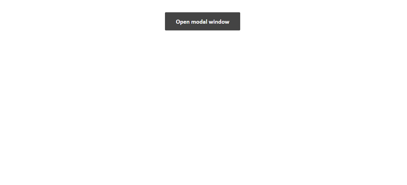 JavaScript modal window example